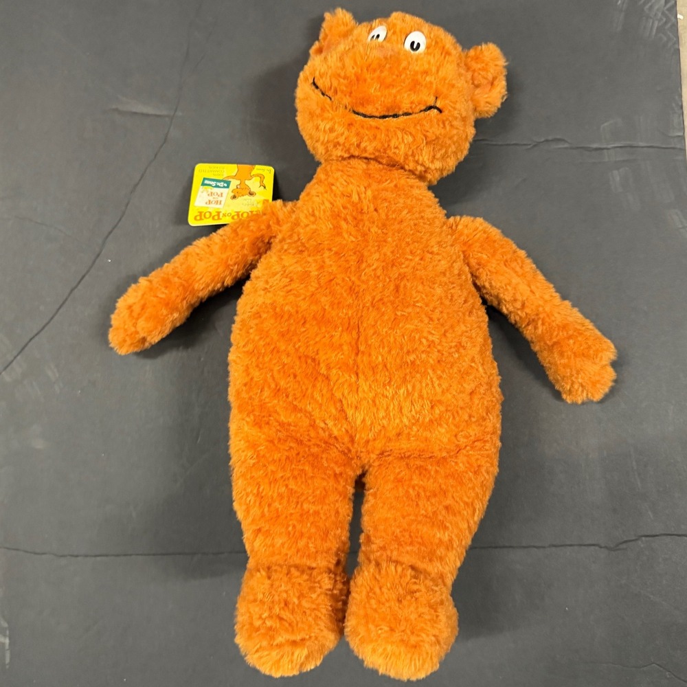 Dr Seuss Hop on Pop Orange Plush Stuffed Animal Toy 19 Inch NWT Kohls Cares